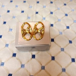 NIB Vintage Avon Bamboo Trellis Earrings